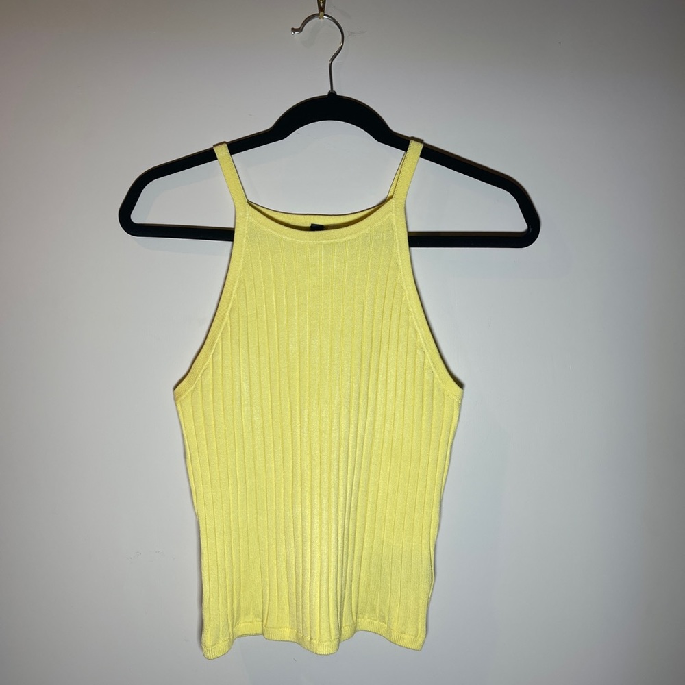 Yellow Fitted Top